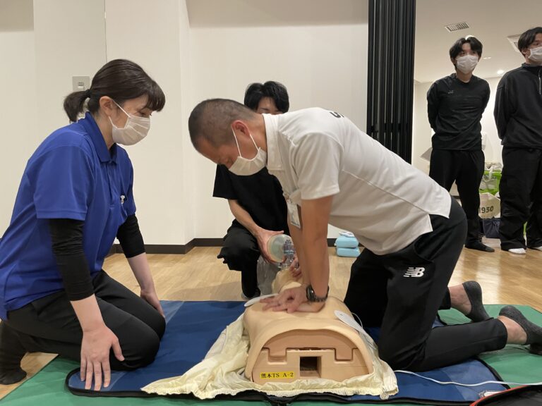 CPR（心肺蘇生法）とAED使用方法についての勉強会を開催しました